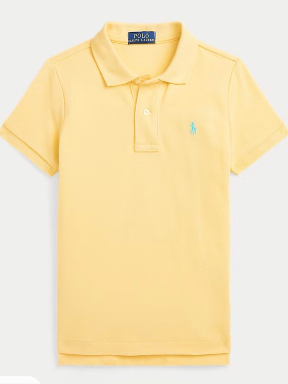 Polo by Ralph Lauren Yellow Short-Sleeve Polo with Blue Pony
